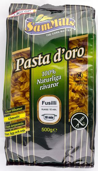 Fusilli Majs Glutenfri