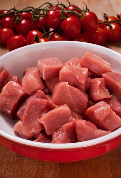 Fläskbog Tärnad 3x3 cm Sverige