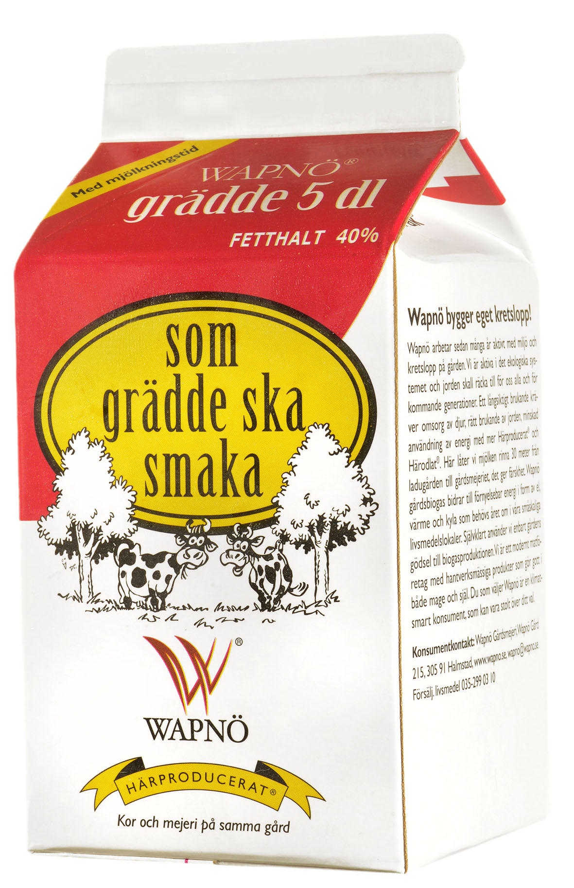 Vispgrädde 40%