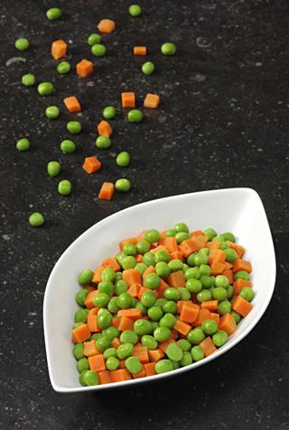 Ärtor & Morötter Tärnade