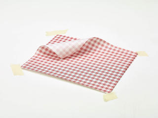 Serveringspapper röd/vit rutig 25x20cm 1000-pack