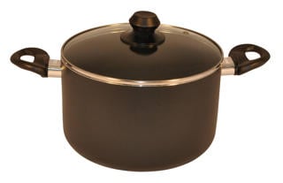 Kittel med glaslock induktion aluminium nonstick
23cm, h18cm, 5L