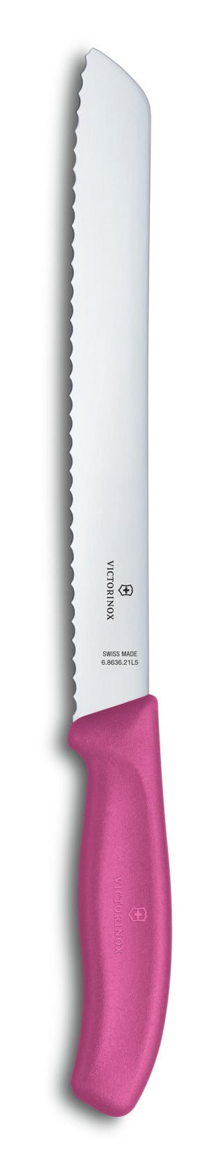 Brödkniv rosa 21 cm