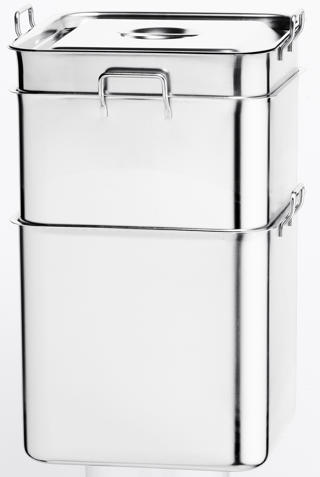 Kantin A1 rostfri 240x240mm h235mm 13L