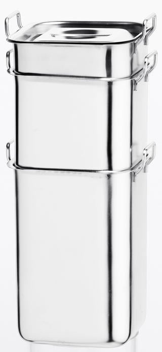 Lock till B-kantin rostfri 155x155mm