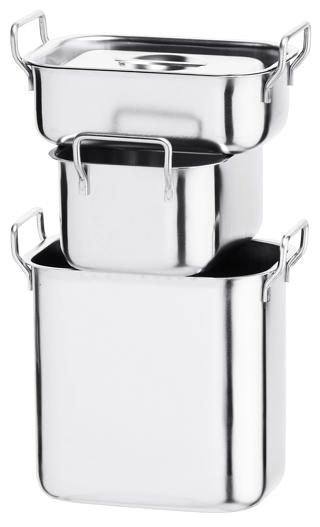 Lock till C-kantin rostfri 155x105mm