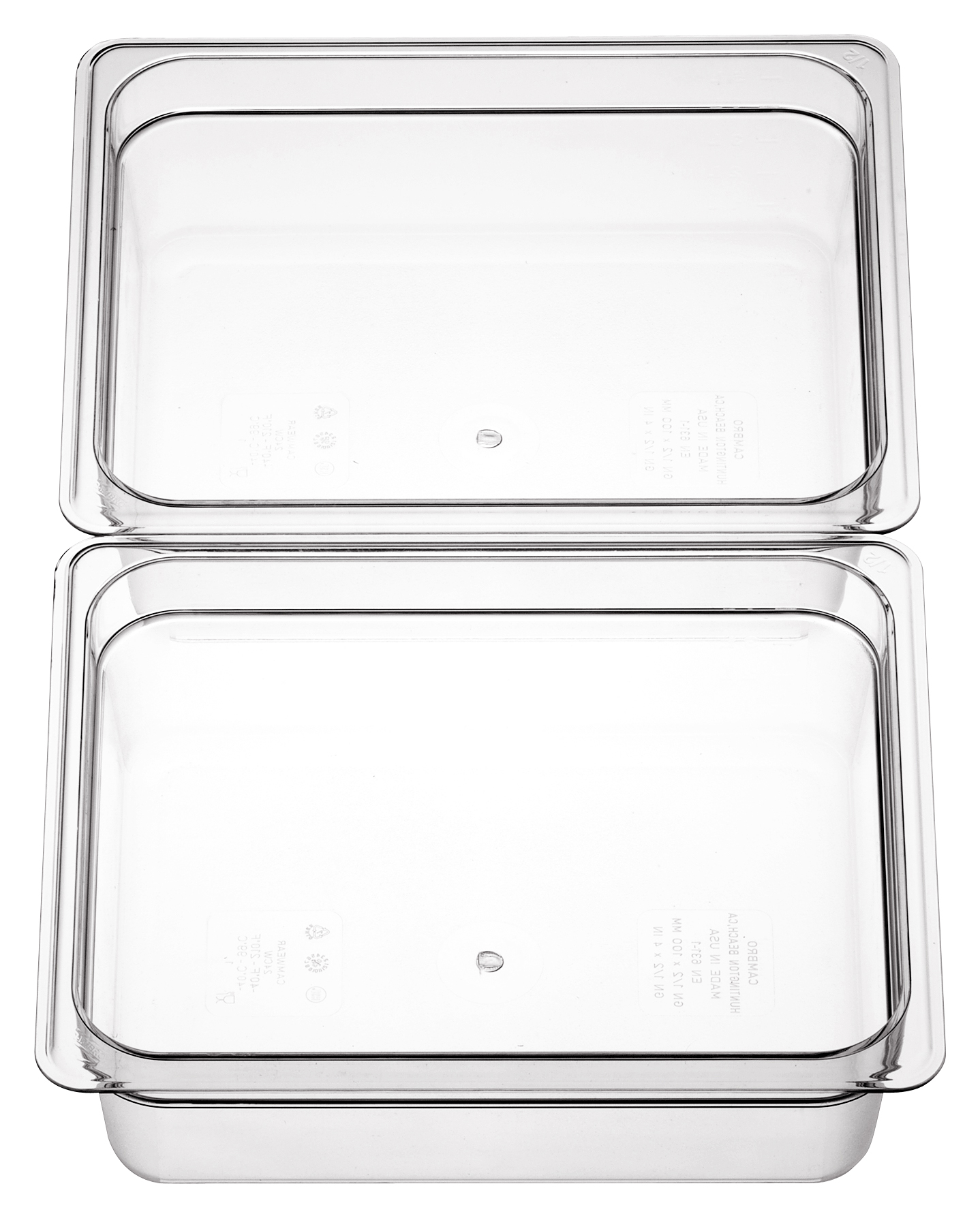 Kantin Polykarbonat Transparent GN 1/2x150mm 8,9L