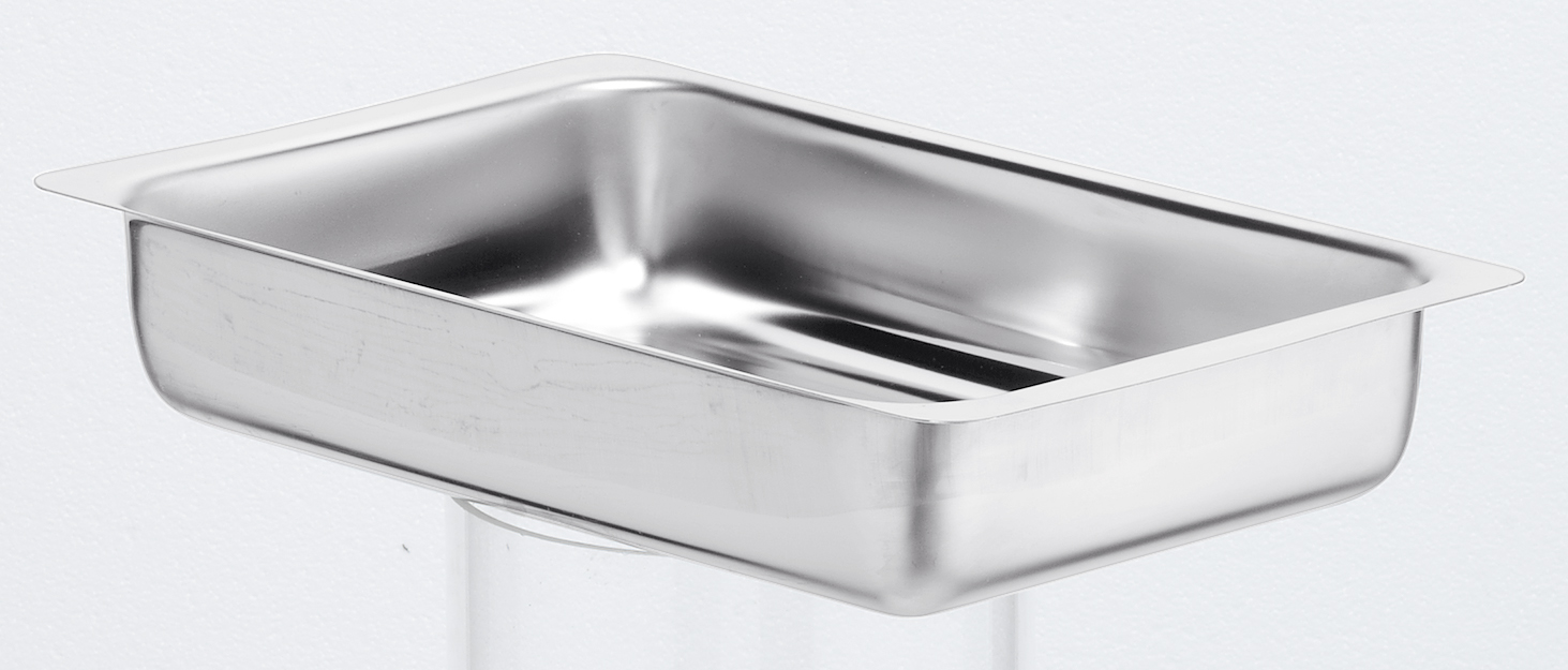 Ugnslåda rostfri 34x21x6cm