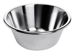 Vispskål rostfri 1,5lit
invändig gradering rundad botten