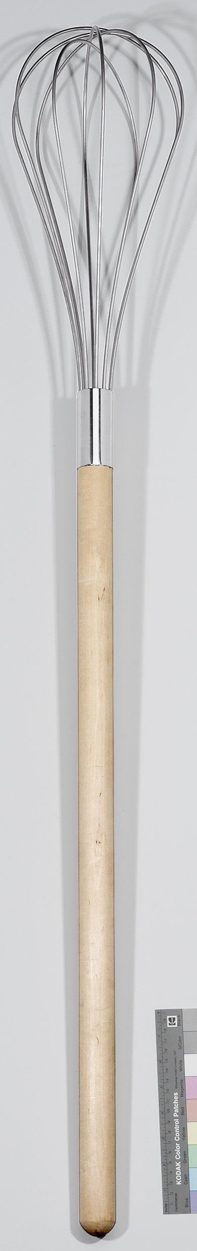 Ballongvisp Rostfri med Trähandtag 125cm