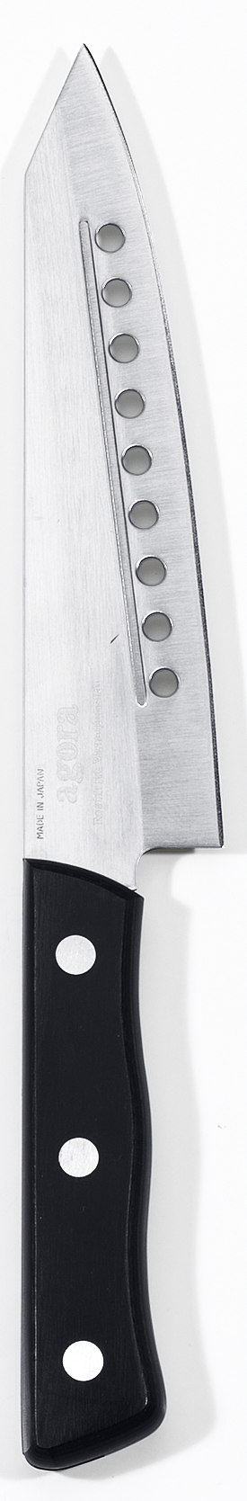 Kockkniv med hål 14cm