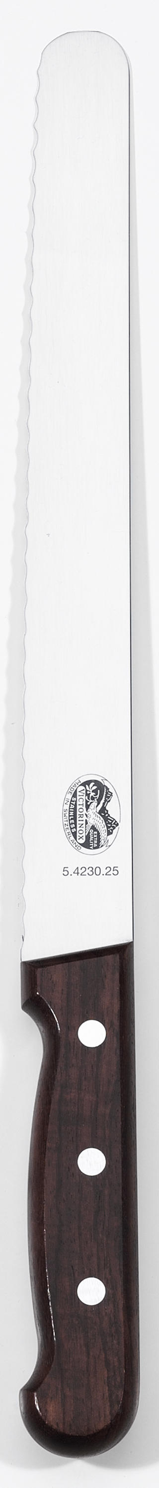 Skinkkniv Tandad Trä 25cm