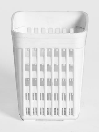 Bestickkorg fyrkantig PP 11x11x14cm