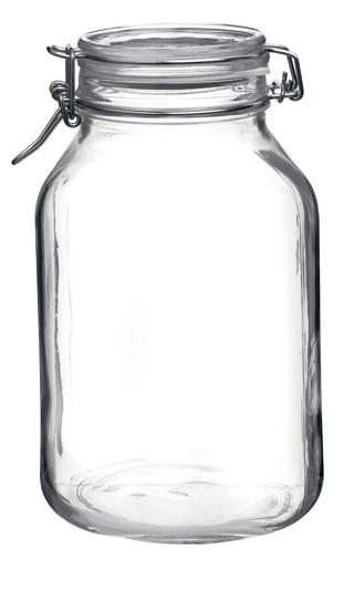 Glasburk med Lock 3L