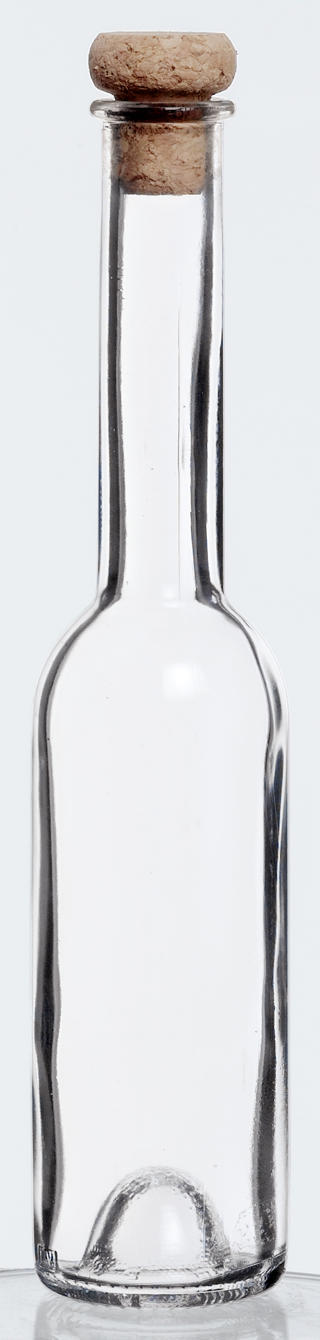 Glasflaska Smal Låg h25cm 20cl