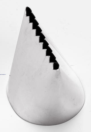 Kanttyll krusig rostfri 6cm