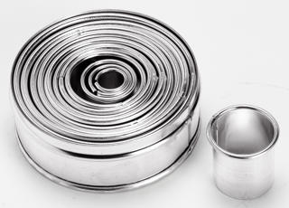 Utstickare rund slät Ø14-85mm 12st