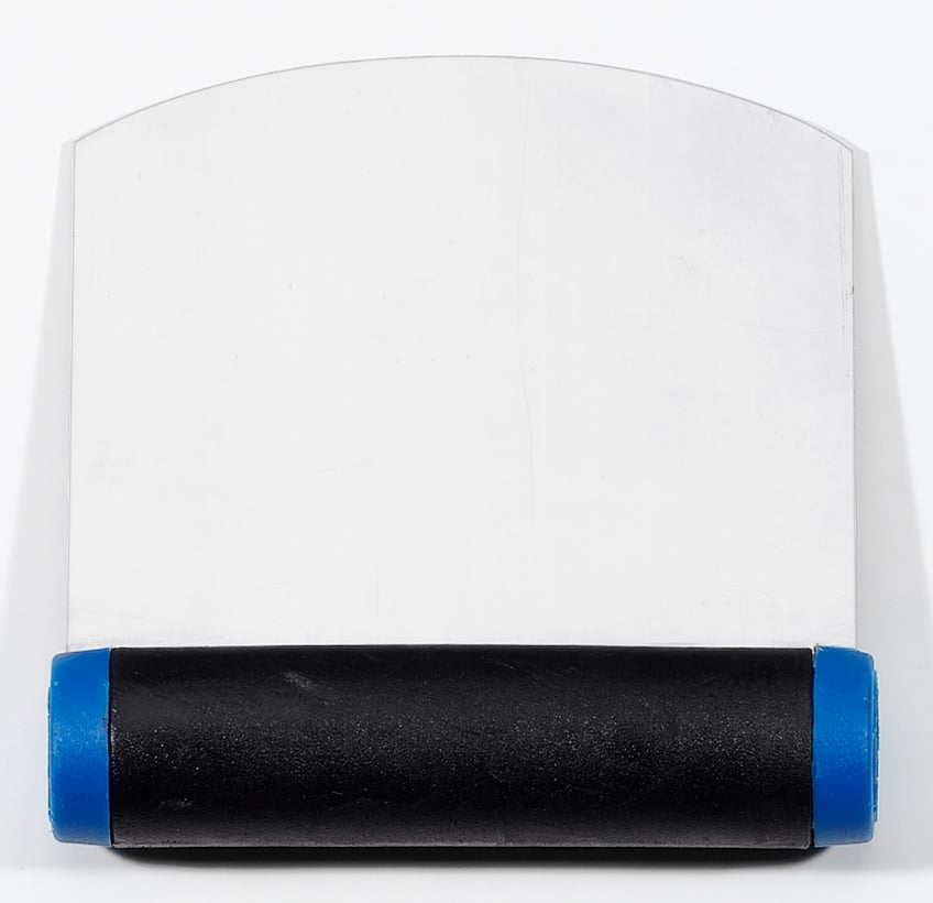 Degskrapa rundad hård rostfri/plast 11cm