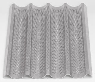 Bakplåt 4 Rännor Silikon Grå GN 1/1