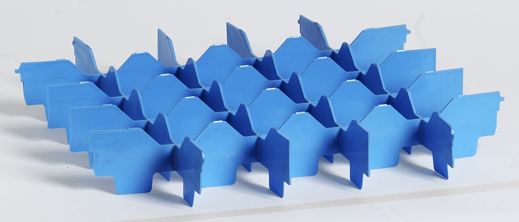 Lösa fack blå 88mm för 25st glas 50x50cm