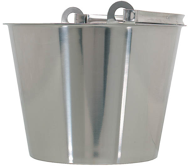 Hink rostfri utan bottenband 15L