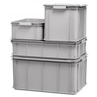 Transportlåda utan Lock Grå 60x40x15cm 26L