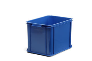 Transportlåda utan Lock Blå 40x30x28cm 28L