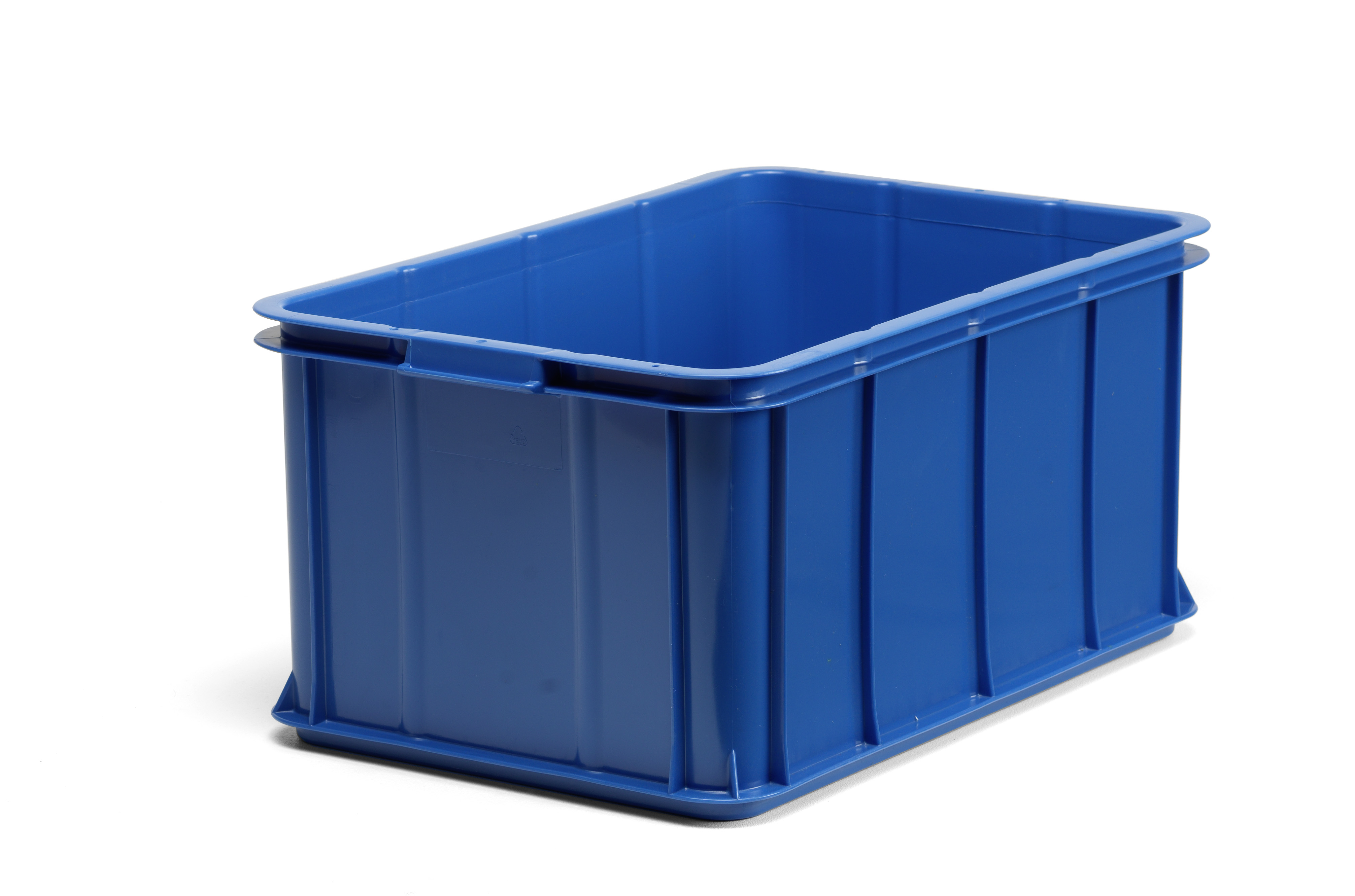 Transportlåda utan Lock Blå 60x40x28cm 55L