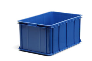 Transportlåda utan Lock Blå 60x40x28cm 55L