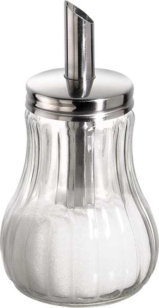 Sockerdoserare Glas H16cm