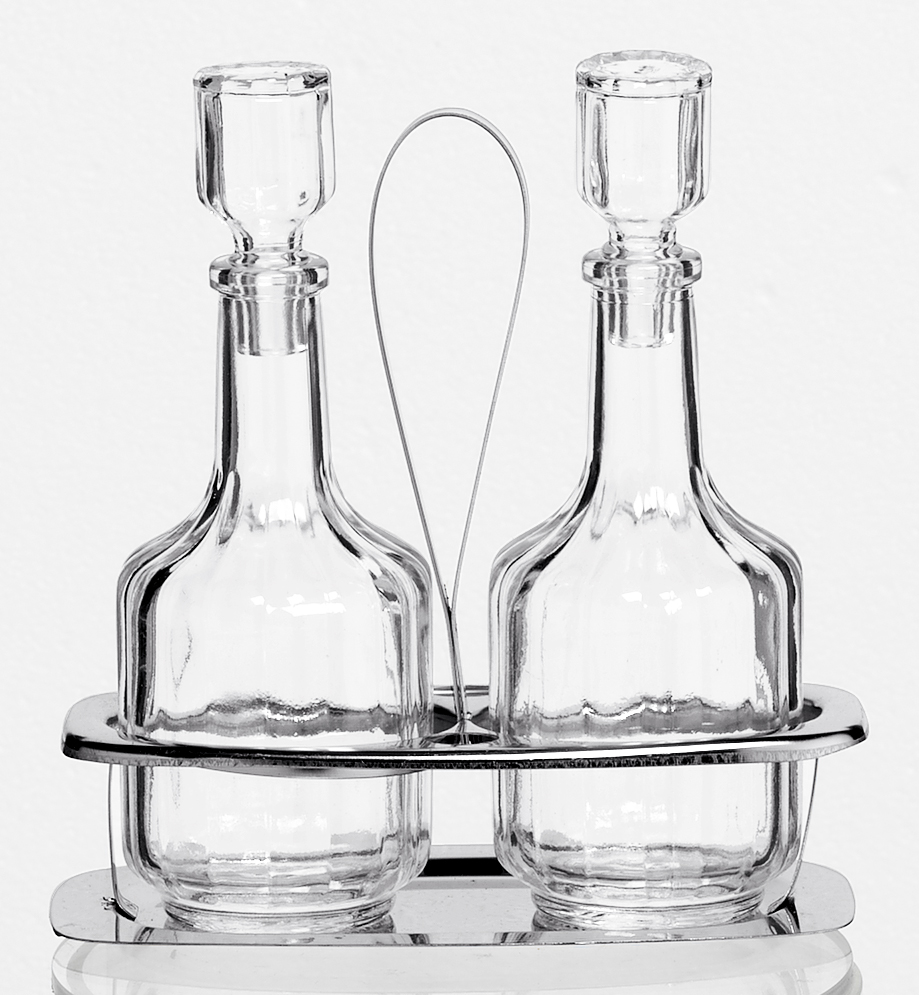 Olja- & Vinägerset 2-delar 18/10 h16,5cm