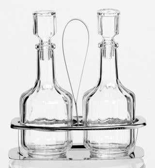 Olja- & Vinägerset 2-delar 18/10 h16,5cm