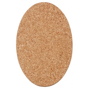 Korkunderlägg oval 33x22cm
