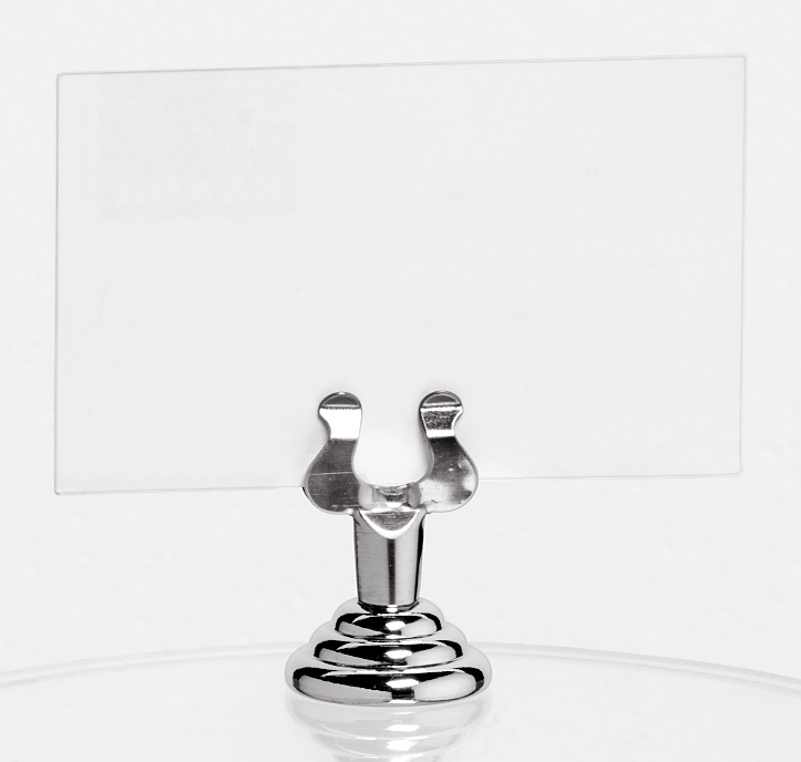 Menyhållare krom 4 cm