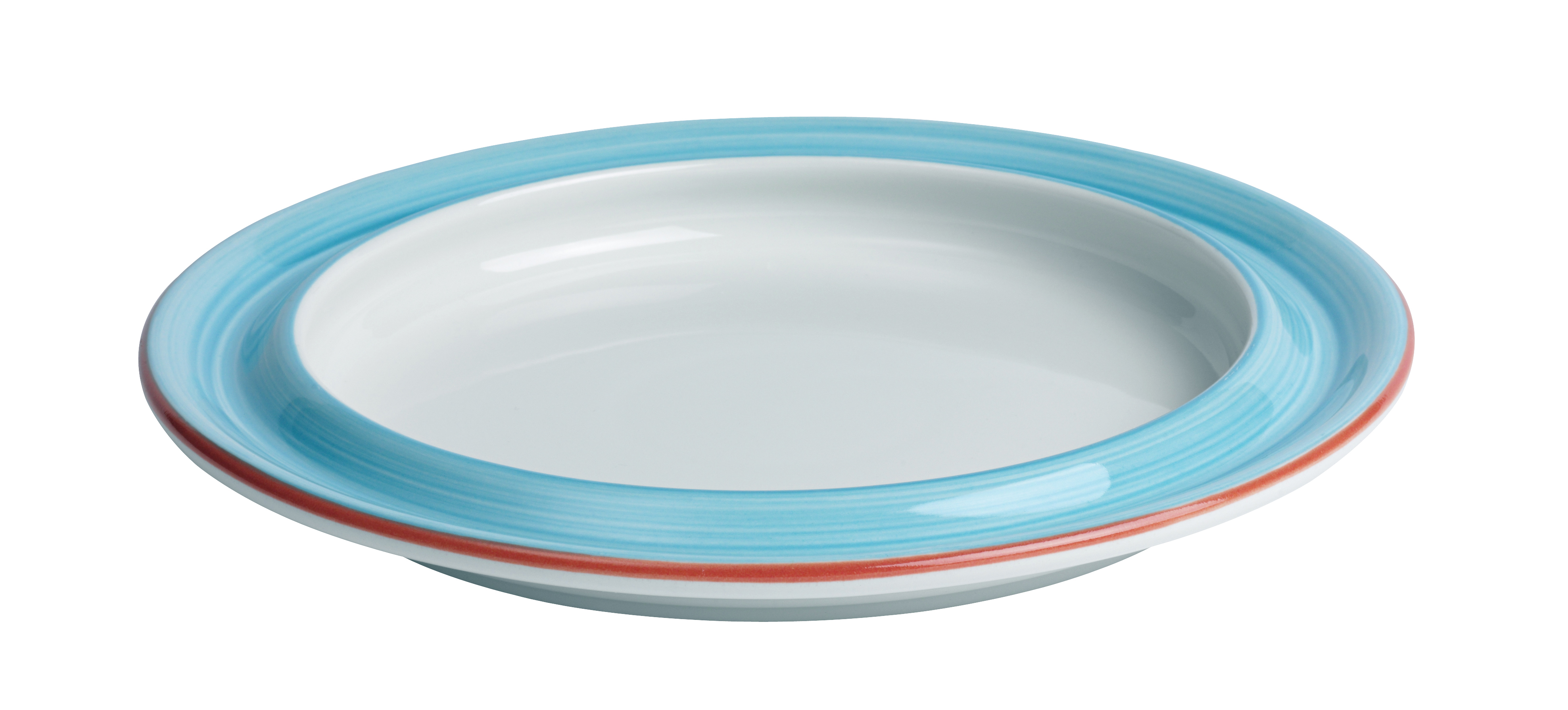 Rio blå pet-emot tallrik Ø21,6cm