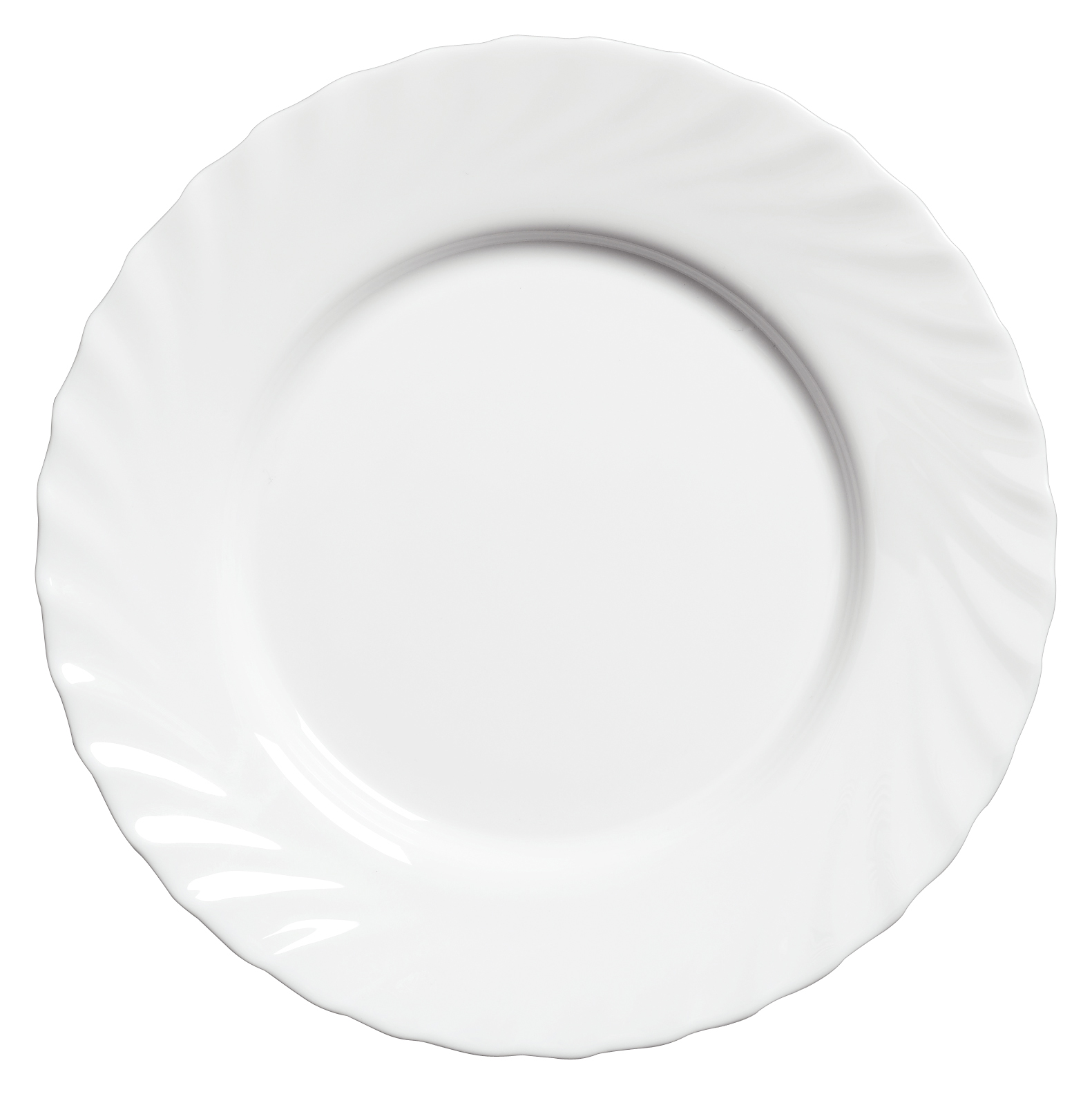 Trianon Tallrik Flat Opalglas Ø19,6cm