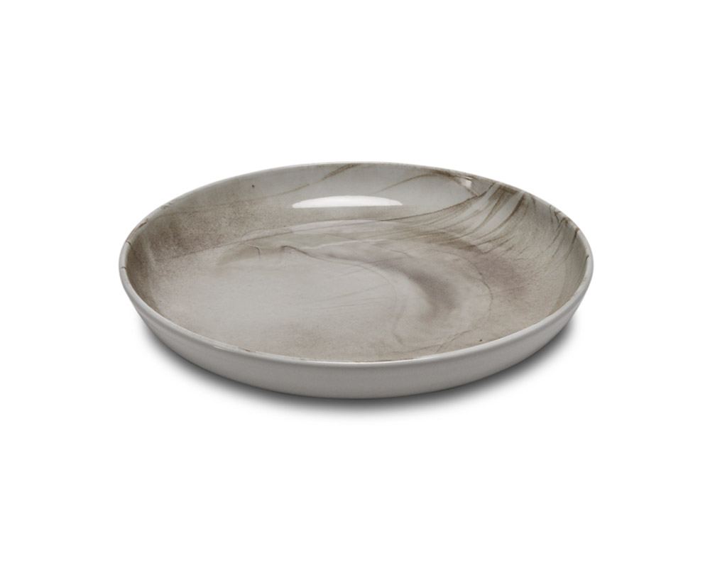 Flom tallrik hög kant 27cm