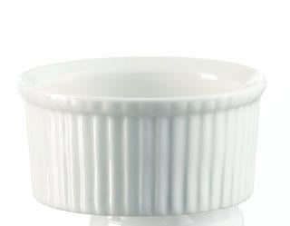 Cocotte vit porslin Ø8cm 10cl