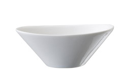 Skål oval porslin 10,5cm 6cl