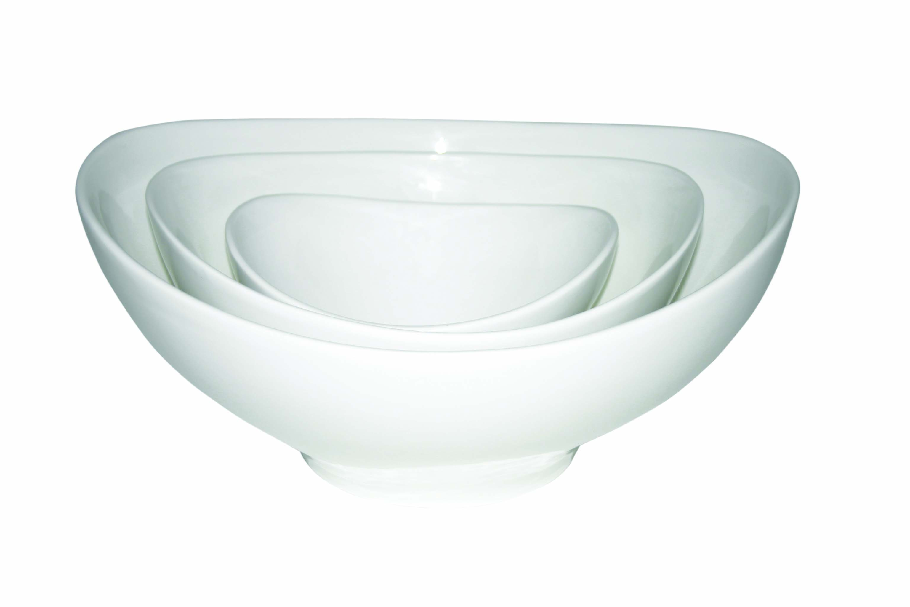 Skål oval porslin 21x19cm