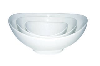 Skål oval porslin 37x32cm