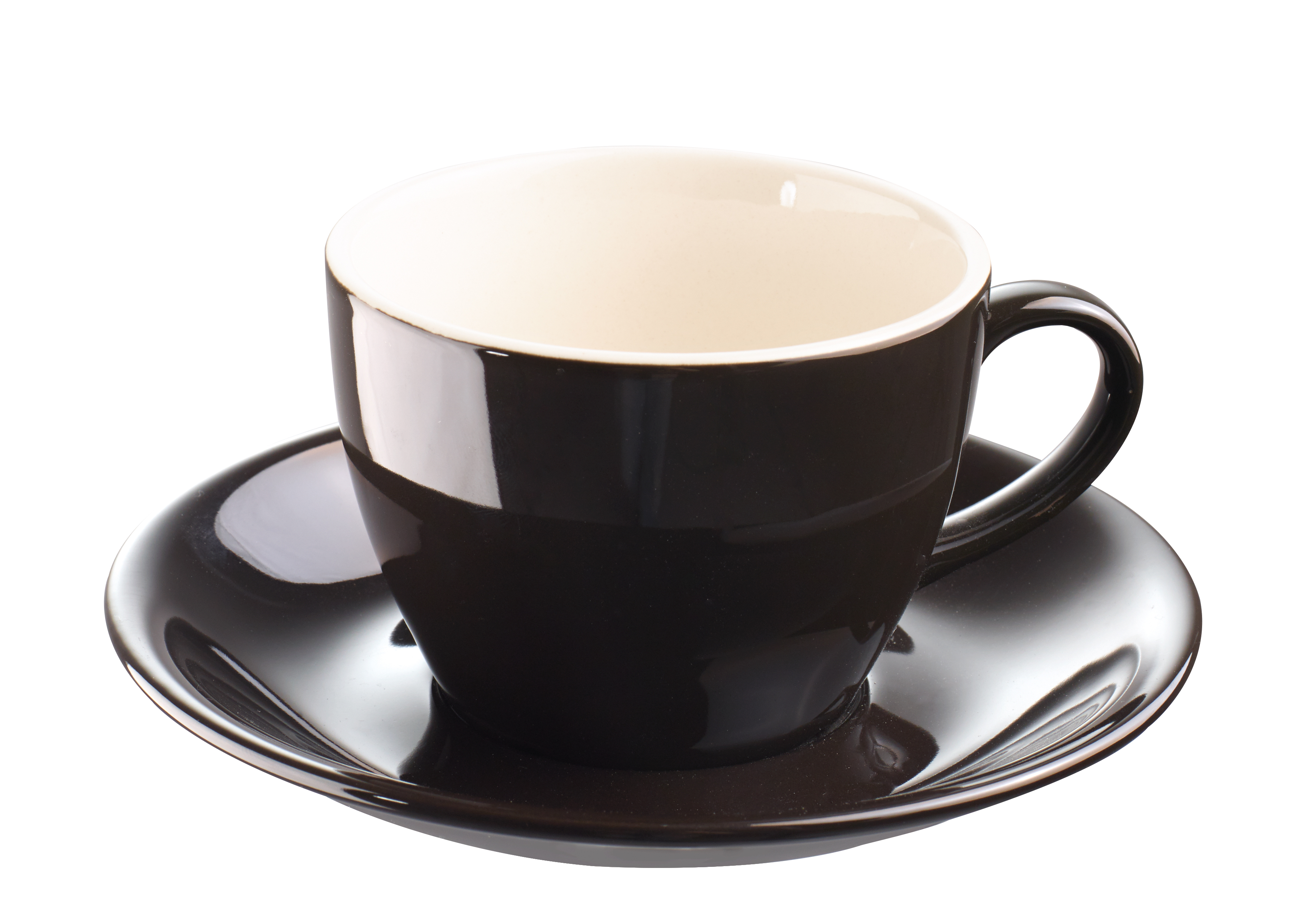 Fat Svart till Kopp Porslin Ø17cm