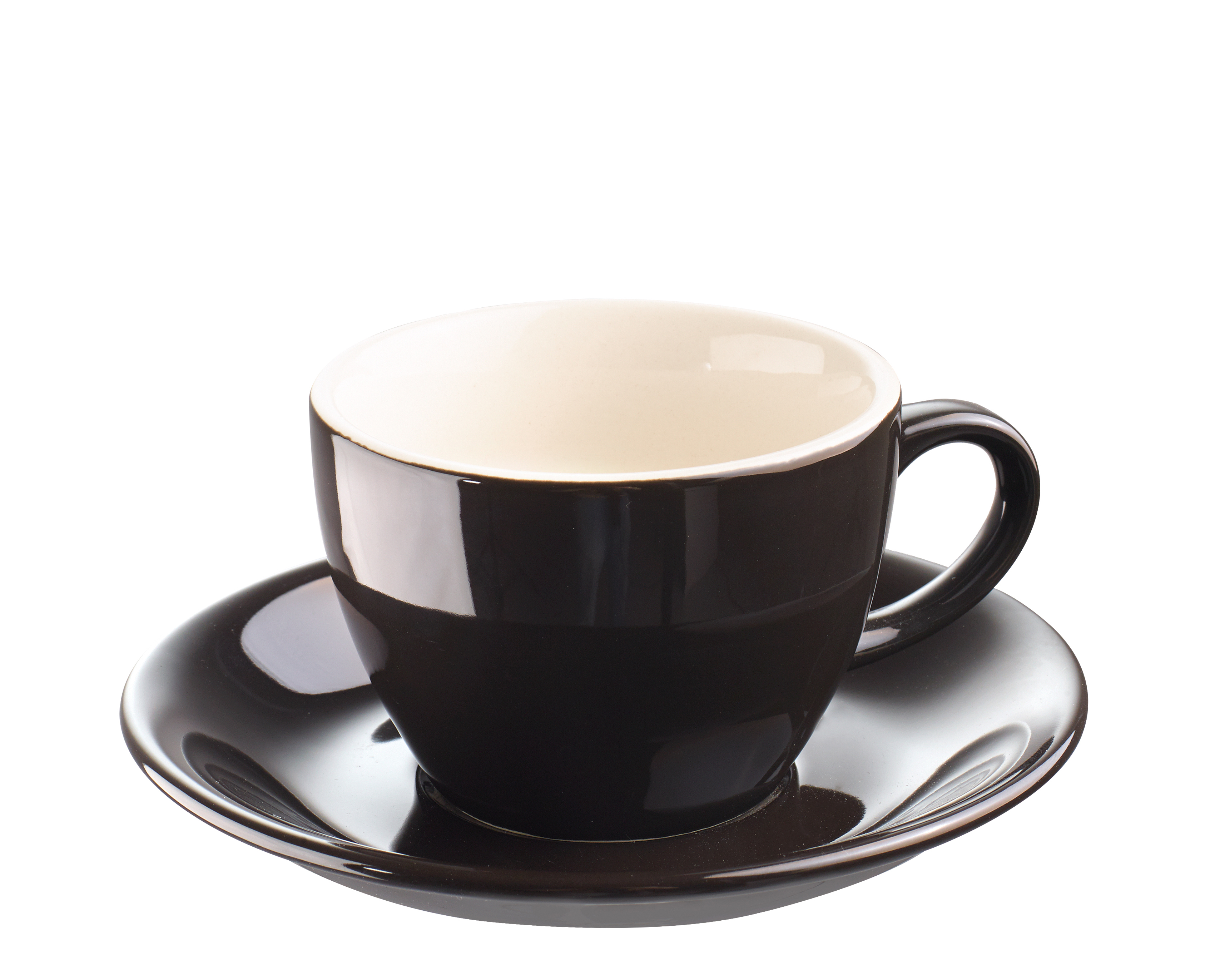 Kopp svart porslin 20cl