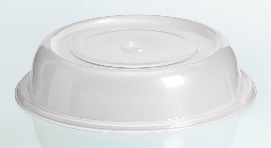 Tallrikskupa Plast Natur 27cm