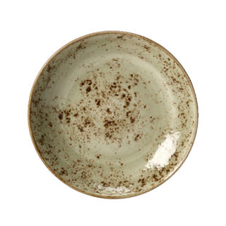 Craft Grön tallrik djup Ø25,5cm