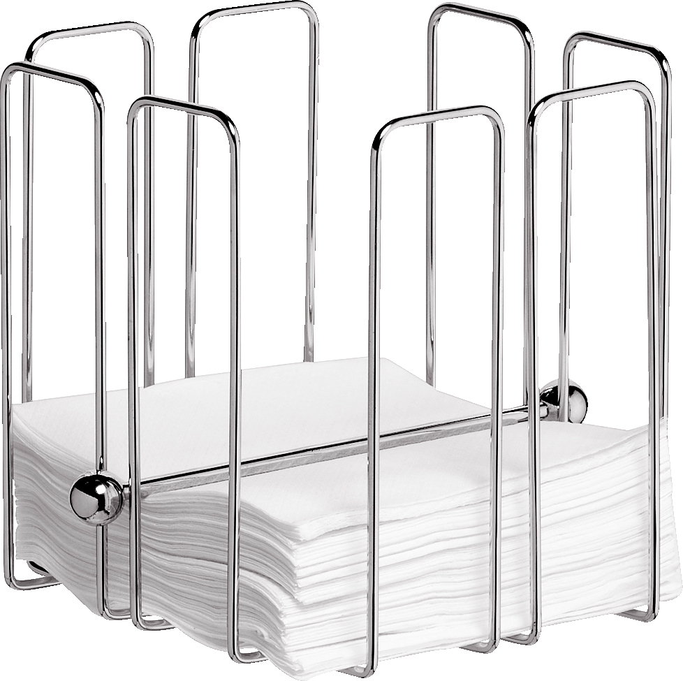 Servettställ Krom 19x19x19cm