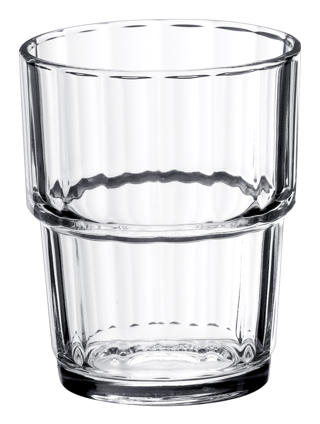 Norvege Glas Stapelbart Härdat 20cl Ø72mm 88mm