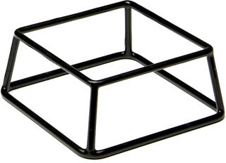 Buffeställning Gummerad Metall 18x18x8cm