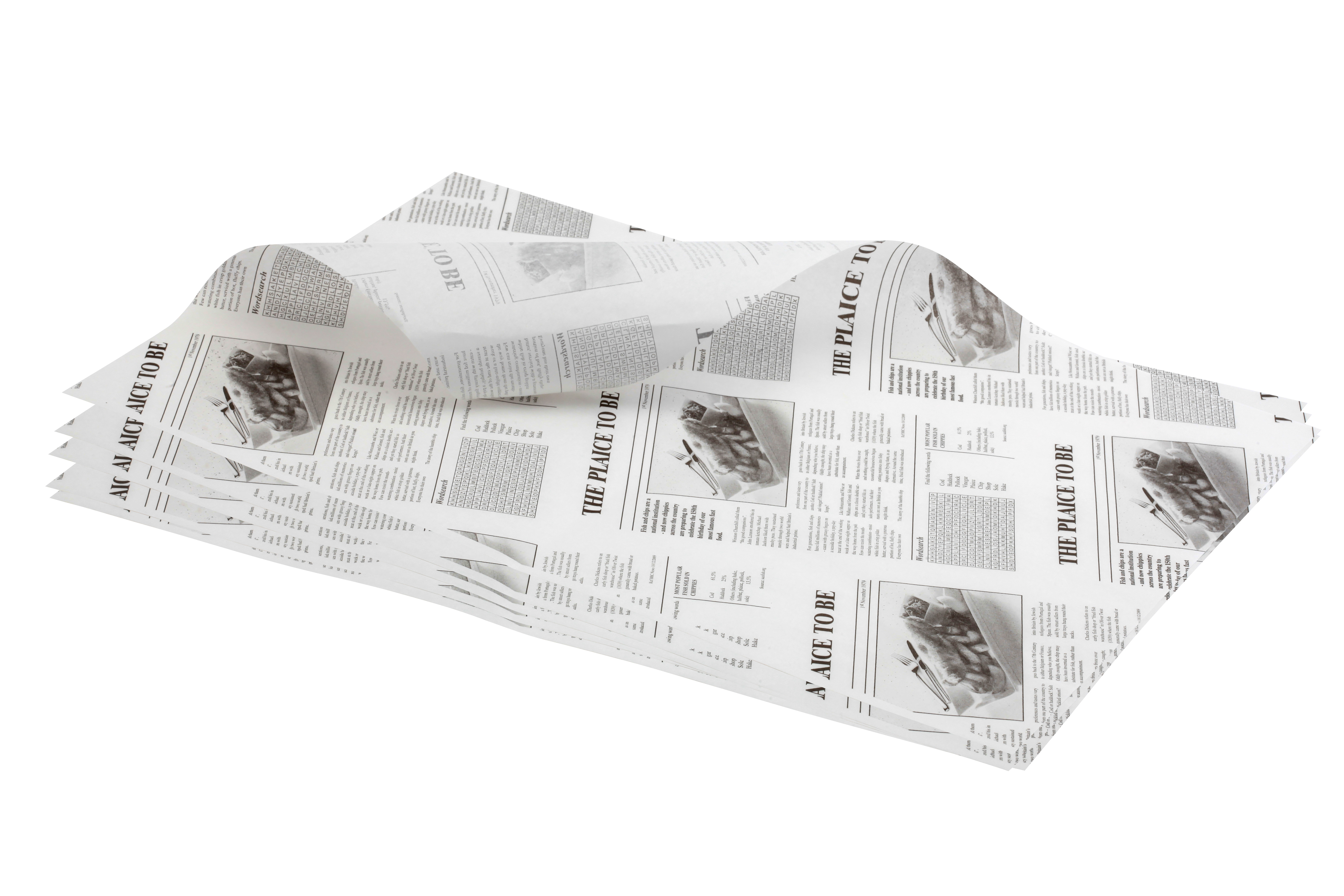 Serveringspapper med tryck 35x25cm 1000-pack