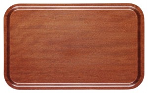 Bricka mahogny 53x33cm